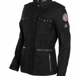 Helstons Tara Ladies' Textile Jacket -Jeans Sales Shop 04.33.84.D6HelstonsTaraTextiljackeschwarz212785