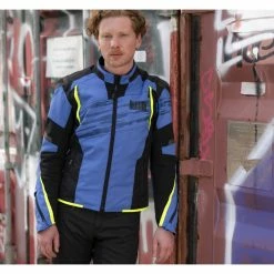 Rekurv E-11.01 Textile Jacket -Jeans Sales Shop 16.65.7c.E1RekurvE1101blauschwarzneongelb21264620