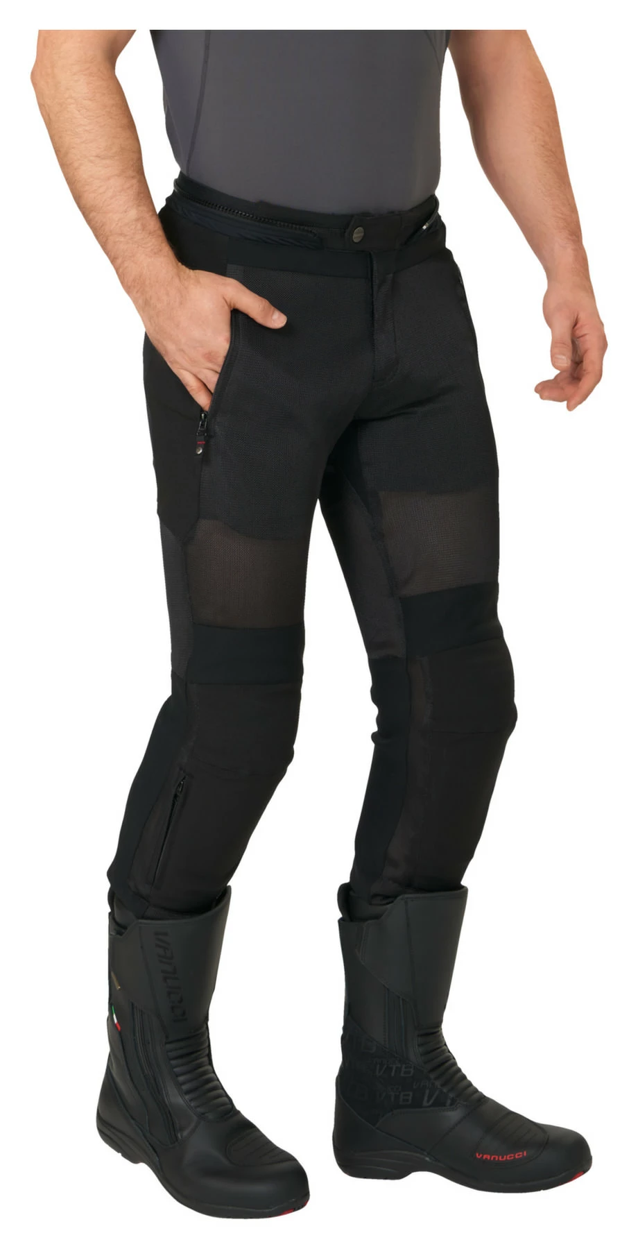 VANUCCI VAT-1 TEXTIL PANTS MEN BLACK 8 VANUCCI VAT-1 TEXTIL PANTS MEN BLACK - Image 6