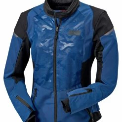 Rekurv E-21.02 Womens Textile Jacket -Jeans Sales Shop 2c.fb .05.D3RekurvE2102blauschwarz21265321021