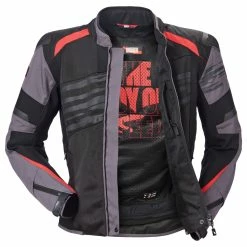 Rekurv C-11.02 Textile Jacket 10 Rekurv C-11.02 Textile Jacket -Jeans Sales Shop 85.8f.48.D5RekurvC1102schwarzgraurot21278221021