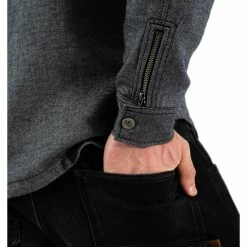 ROKKER BOSTON RIDER SHIRT GREY -Jeans Sales Shop b9.79.f3.D6RokkerBostonShirt212892