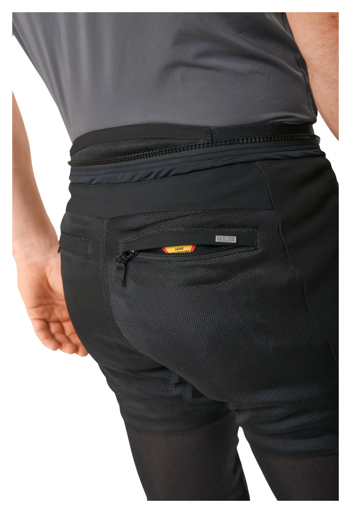 VANUCCI VAT-1 TEXTIL PANTS MEN BLACK 12 VANUCCI VAT-1 TEXTIL PANTS MEN BLACK - Image 10